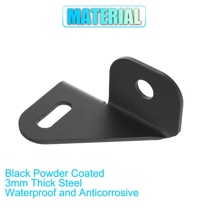 Steel Driver Side Antenna Mount Bracket for Jeep Wrangler JL JLU JK TJ (2018-2023)