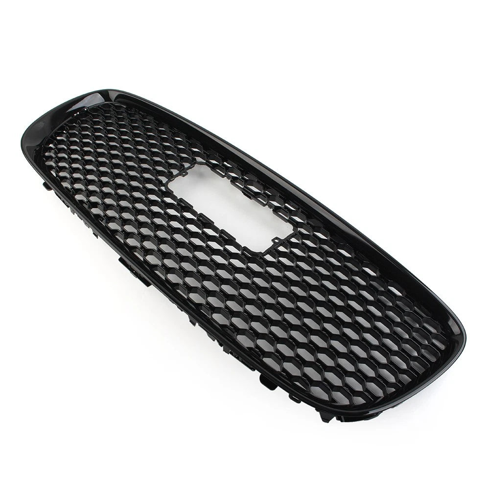 Front Bumper Air Intake Grille for Jaguar XF 2016-2019 Square Hole Black