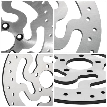 Rear Brake Disc Rotors & Bolts for Harley Touring Electra Road Glide