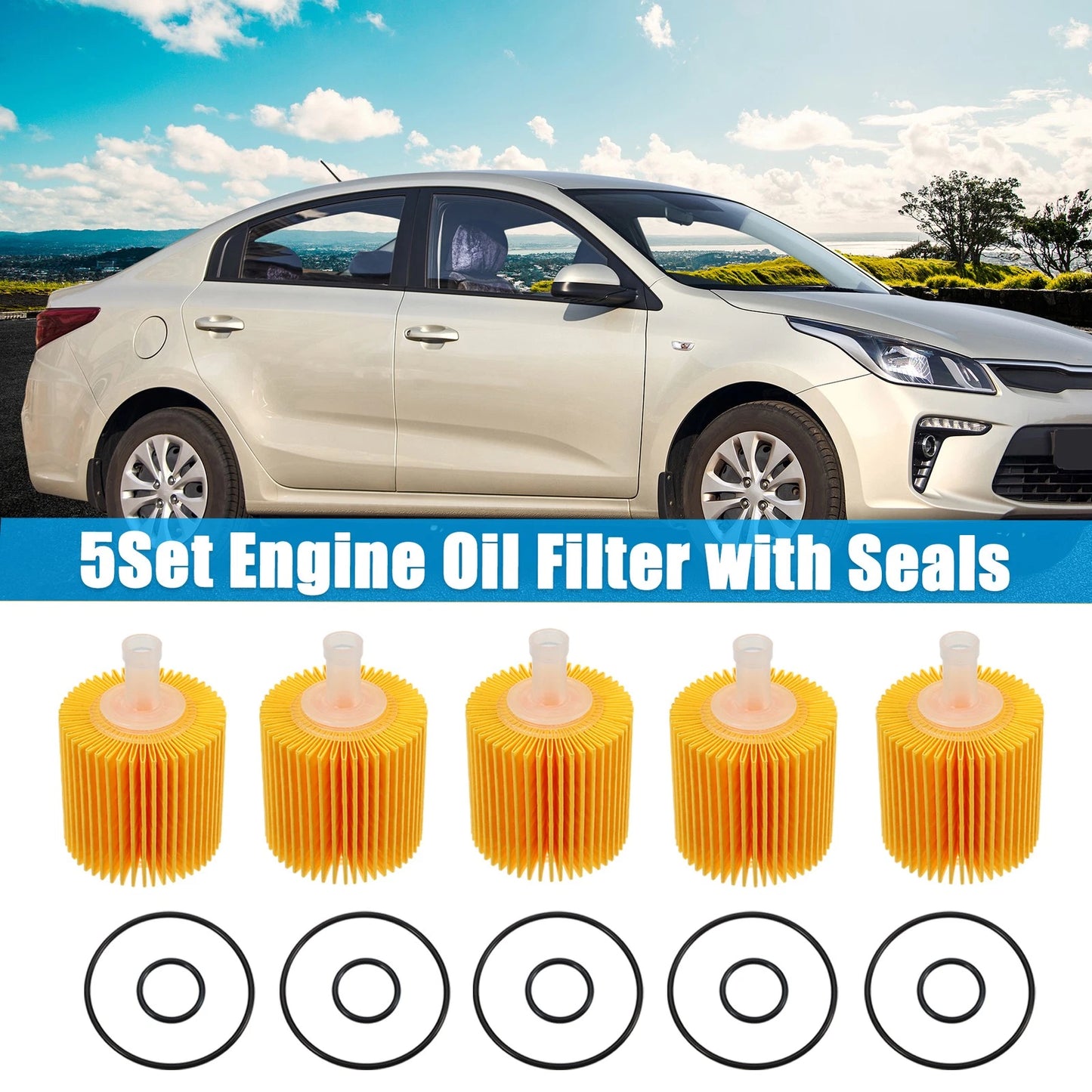 Engine Oil Filter Set for Toyota Avalon (2000-2004)
