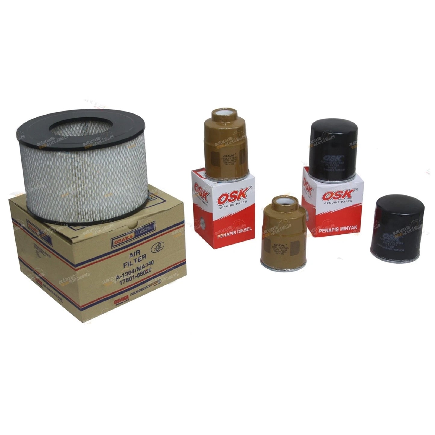 Air Oil Fuel Filter for Landcruiser 1HZ 4.2 Diesel 70 75 80 series