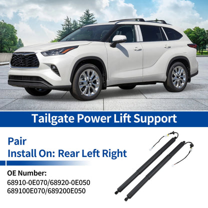 2 x LH RH Tailgate Power Lift Support for Toyota Highlander (2021–2023)