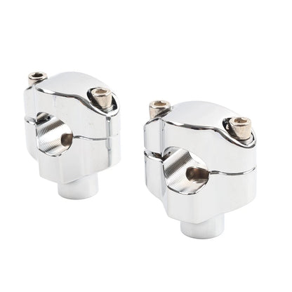1.65" Tall Handlebar Riser Mount Clamp for Harley Dyna Softail Sportster