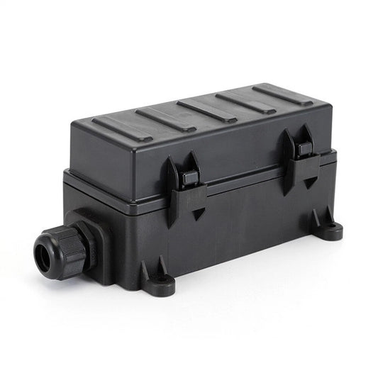 12V 9-Way Fuse Relay Box w/ 4-Pin 40A Relays & Fuses for Car Accessories