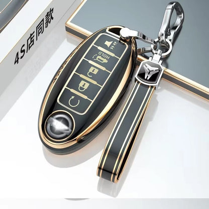 Remote Car Key Fob Case Cover 5 Button for Nissan Altima Maxima Murano Rogue