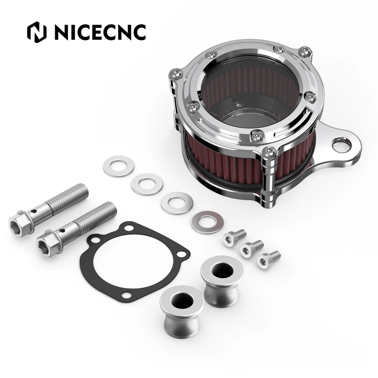 Air Cleaner Intake Filter Kit for Harley Iron 883 XL883N (2009-2014)