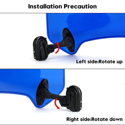 Adjustable Clip-On Windshield Extension for F3 (2015-2023)