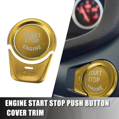 Start Stop Button Cover Sticker for BMW 2 3 3GT 4 5 6 X1 X3 X4 (2014-2023)