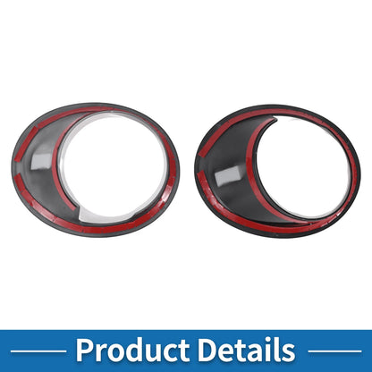 Car Front Left & Right Headlight Trim Bezels for BMW X1 (2016-2022)