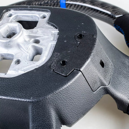 Steering Wheel Suede Blue for Ford F150 F250 F350 F450 (2015-2022)