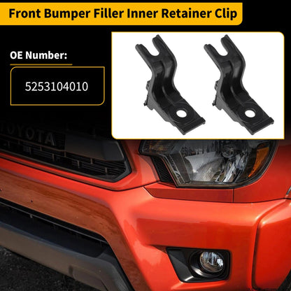 2 x Front Bumper Filler Clip Bracket for Toyota Tacoma (2012–2015)