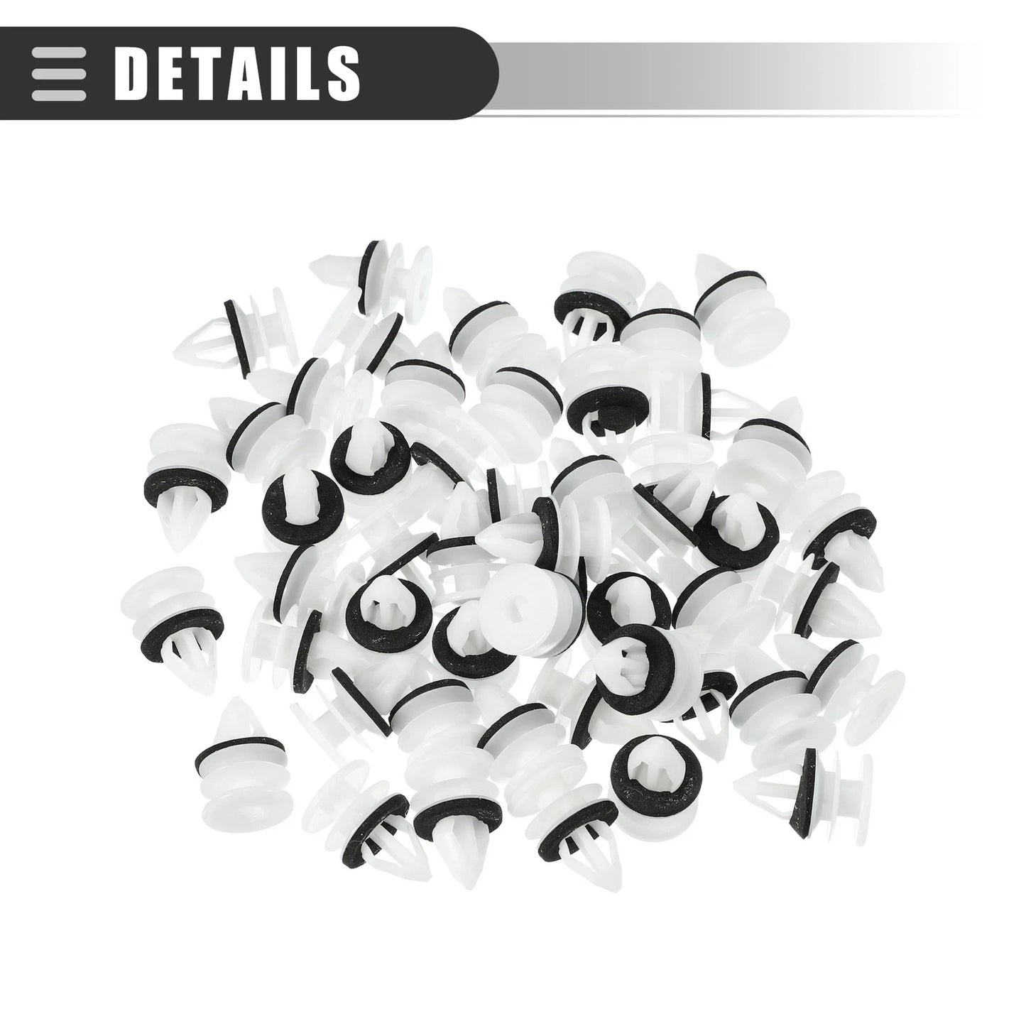50 Pcs Door Trim Panel Push Clips Retainer for Chevrolet