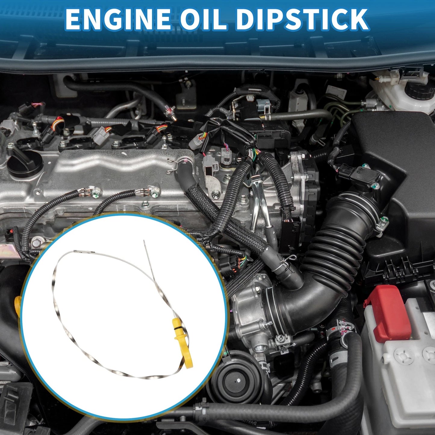 Engine Oil Dipstick Indicator for Ford 4.6L 5.4L (2000-2010)