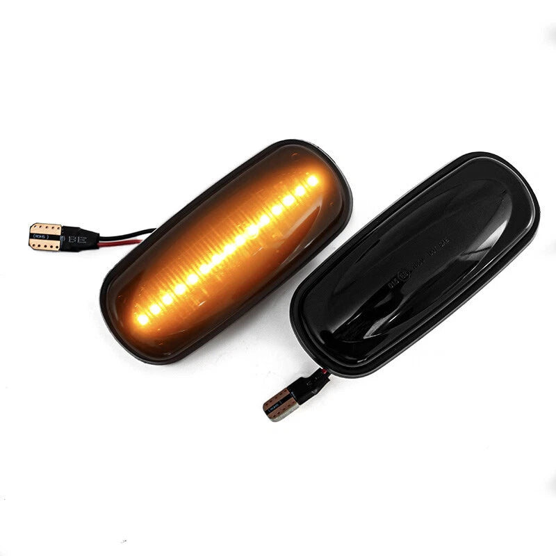 LED Side Marker Light Lamp Smoked for Land Rover Discovery, Defender, Freelander
