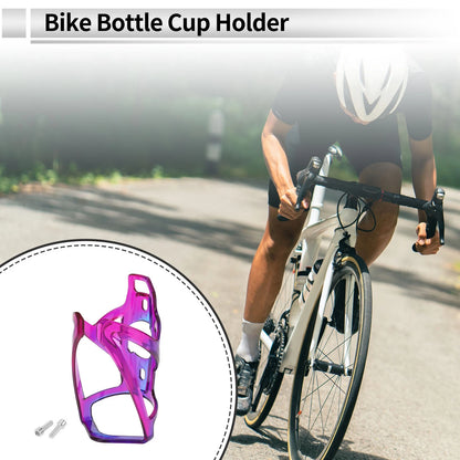 Water Bottle Cup Holder for Motorcycle Bicycle Universal Plastic Blue Purple