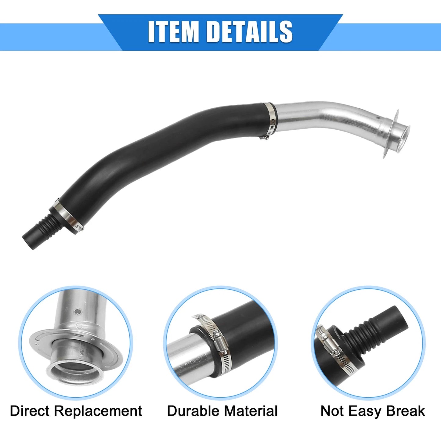 Fuel Filler Neck Pipe Hose for Ford F-150 (1990-1996)