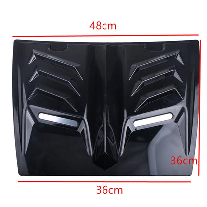 ABS Glossy Black Hood Vent Scoop Cover for Car Exterior Trim