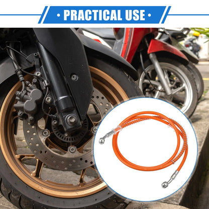 Hydraulic Brake Hose Line Pipeline 140cm 55.12" 10mm 0.39" for Motorcycle