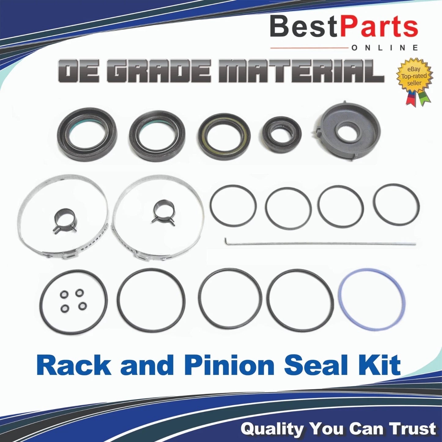 Rack and Pinion Seal Kit for Nissan Pathfinder / Infiniti QX4 (95–04)