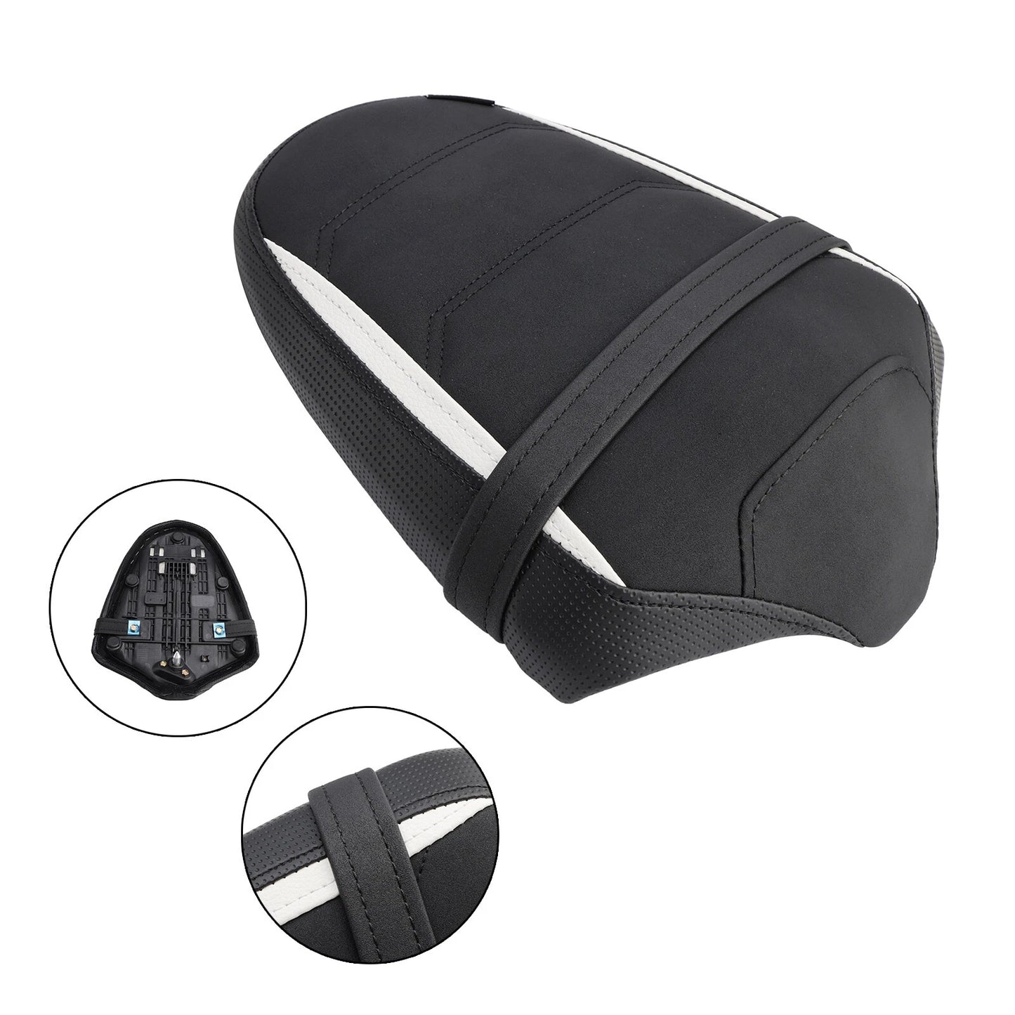 Rear Passenger Cushion White for Triumph Daytona 660 (2024-2025)