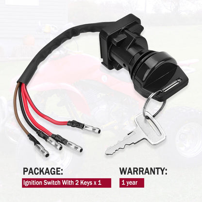 Ignition Key Switch for Polaris Trail Boss 250 Scrambler (1985–1988)