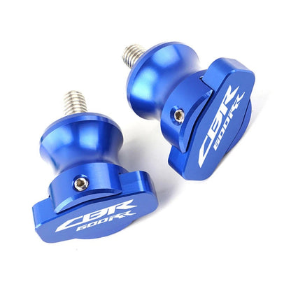 Swingarm Sliders Spools M8 for Honda CBR600RR (2003-2017) - Blue