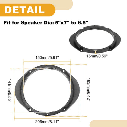 Tweeter Speaker Spacer Rings for Mazda 8 (2011-2015)