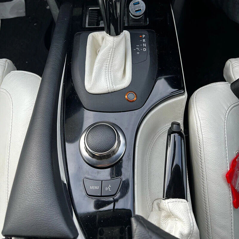Front Handbrake Handle Cover for BMW E46 E90 E92 F30 F32 F80 Gloss Black