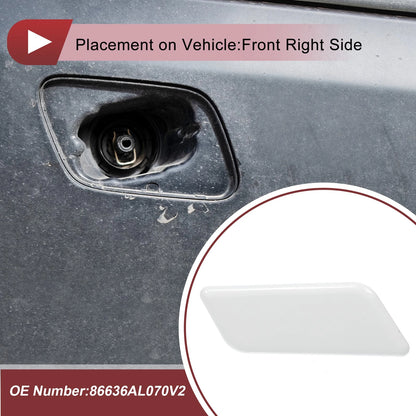 Washer Nozzle Cover Cap for Subaru Outback (2015-2017) - White