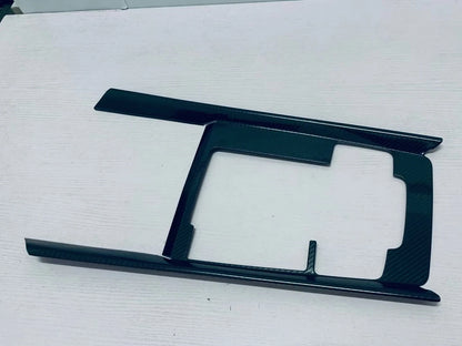 Steel Fiber Gear Shift Box Panel Cover for 2023-2024 Mazda CX-50