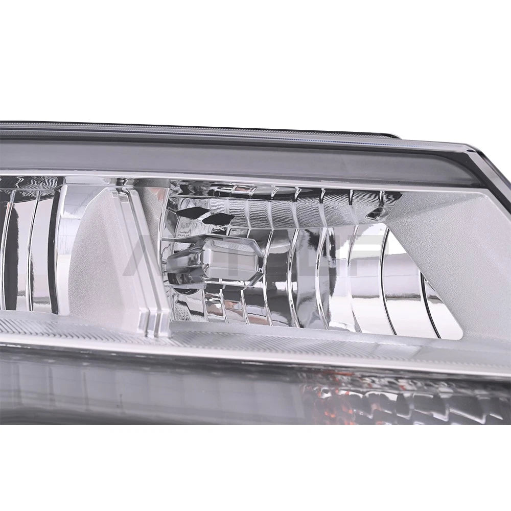 Headlights / Chrome w/LED DRL Left+Right for Ford Explorer (2016–2019)