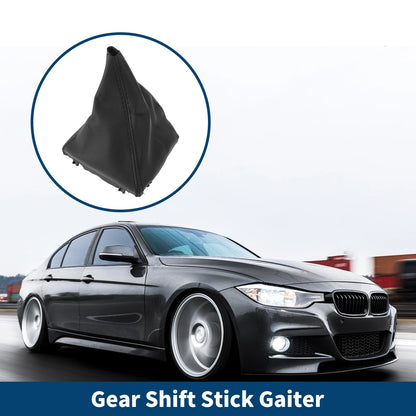 Black Leather Gear Shift Gaiter for BMW F30 F31 (2012-2018)