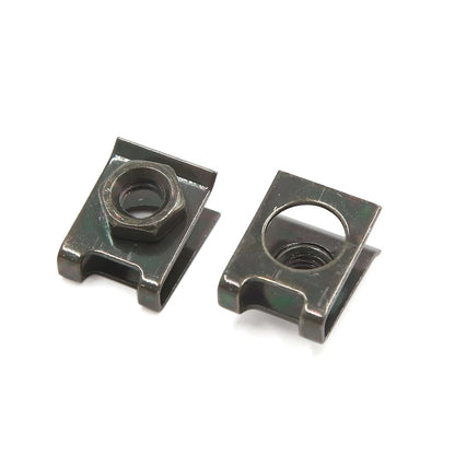 20pcs Army Green 6mm Motorcycle Panel Screw Base Card Fixing Clip Spring Pad