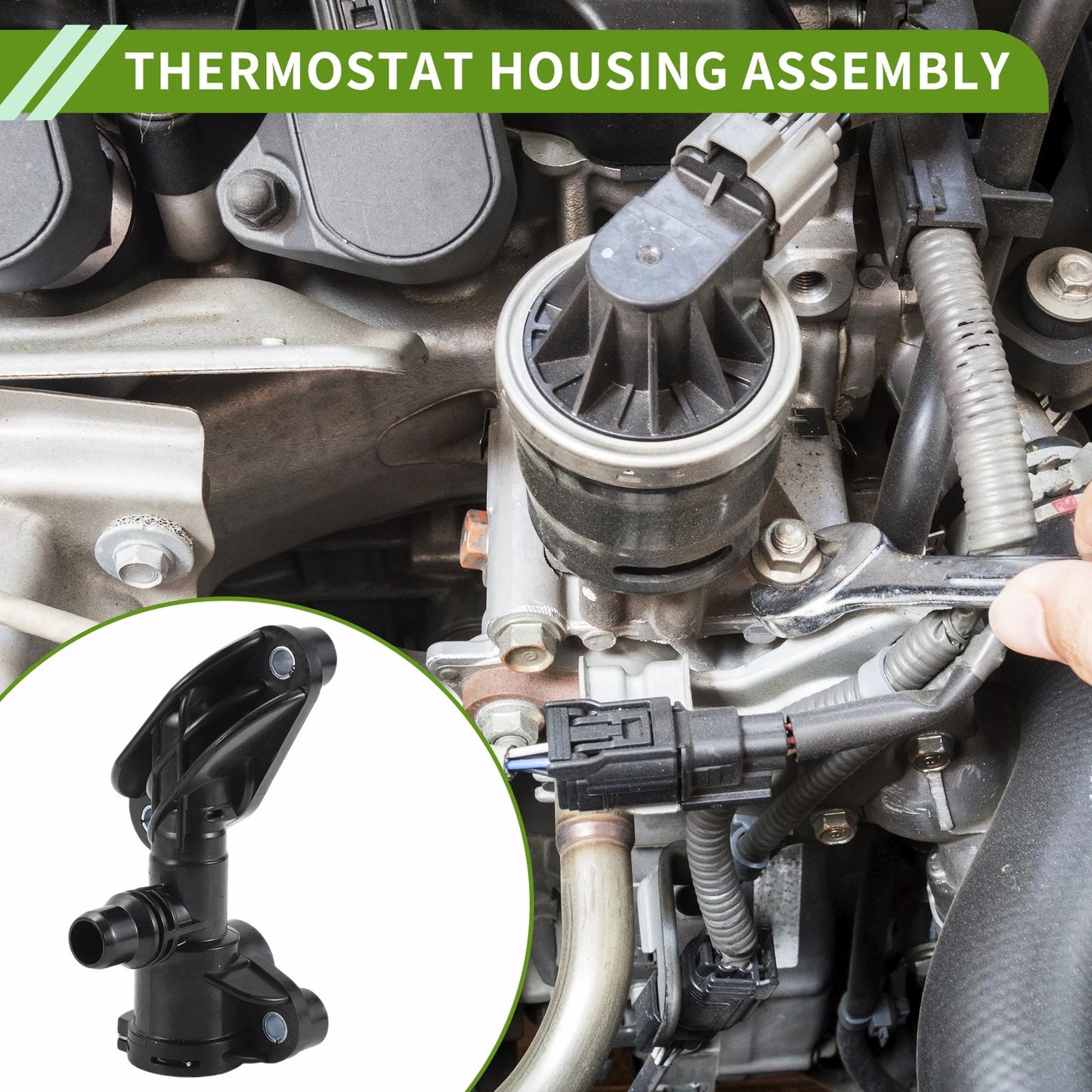 Engine Coolant Thermostat Housing for BMW X6, X5 (2007-2014)