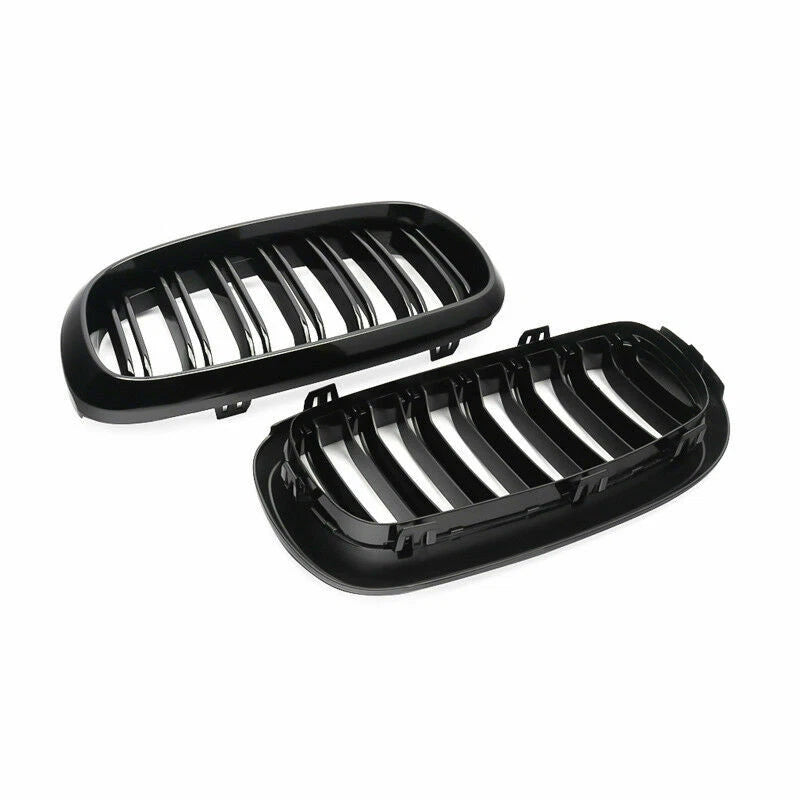Gloss Black Front Kidney Grille for BMW X5 X6 F15 F16 (2014-2018)