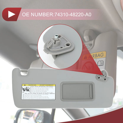 Sun Visor for Toyota Highlander (2004-2007) Right Passenger Side