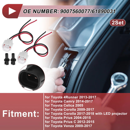 Side Marker Light Socket Wiring for Toyota 4Runner (2013–2017)