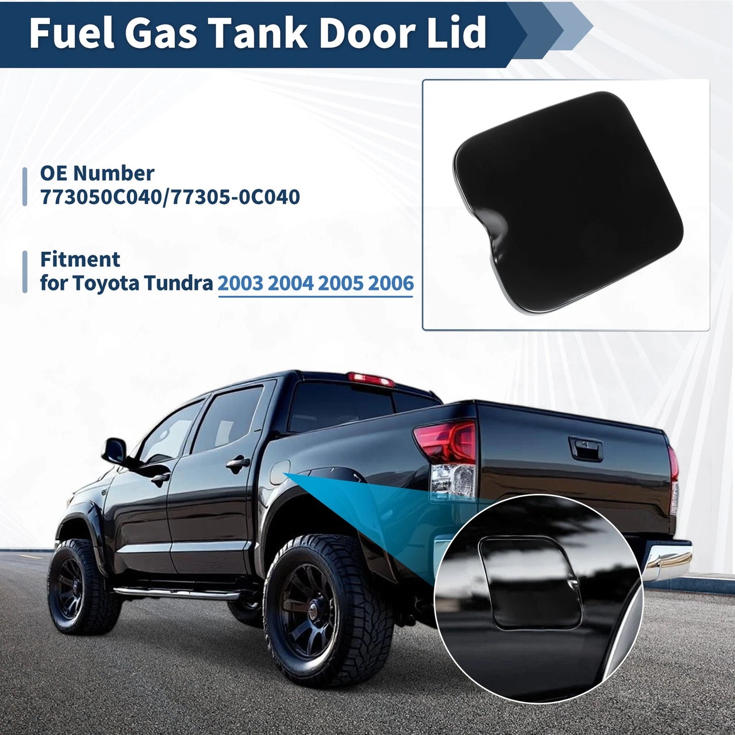 Gas Filler Door for Toyota Tundra (2003–2006)