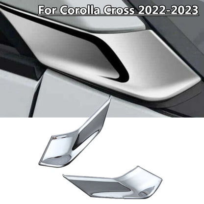 2 x Chrome Window A Pillar Cover Trim Decor for Toyota Corolla Cross (2022–2023)