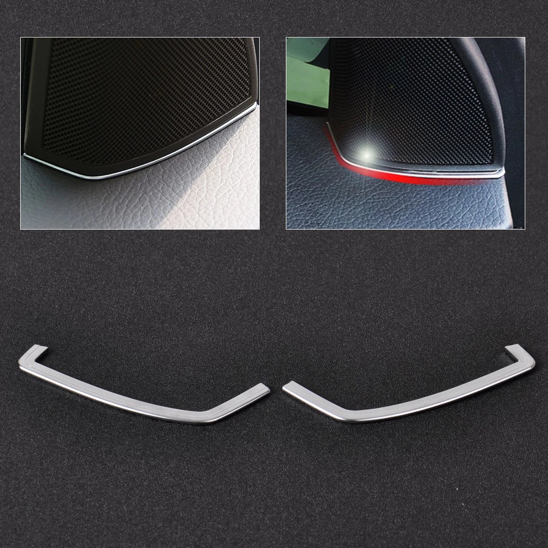 Chrome Speaker Frame Cover for Mercedes Benz X204 GLK (2009-2015)