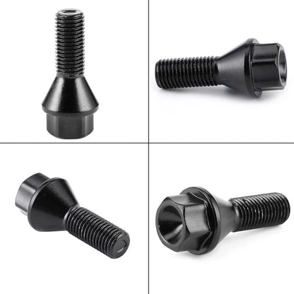 4 Pcs M1 1.5 Wheel Lug Bolts for BMW 1 3 5 6 7 8 Series X1 Z1 Z3 Z4