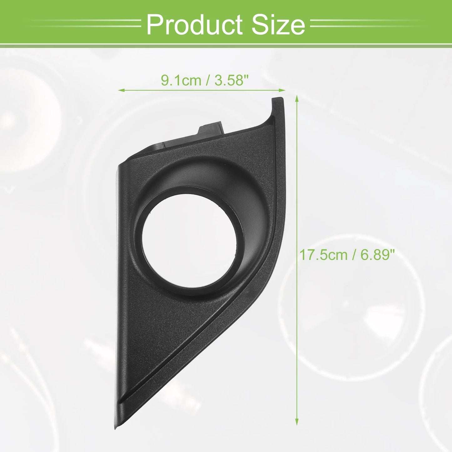 Car Door Tweeter Speaker Cover Trim for Honda CR-V (2017-2019) Black Silver
