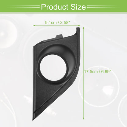 Car Door Tweeter Speaker Cover Trim for Honda CR-V (2017-2019) Black Silver