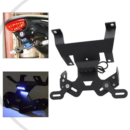Compact License Plate Holder LED for Honda CB125R CB150R CB300R (2018–2022)