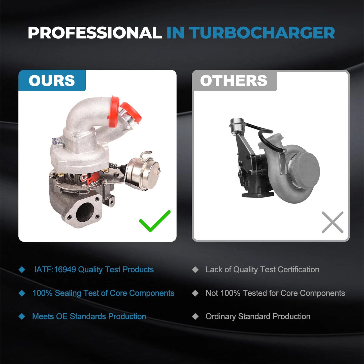 Turbo Charger GT1749V for Hyundai iLoad iMax H-1 CRDI D4CB (2007-2016)