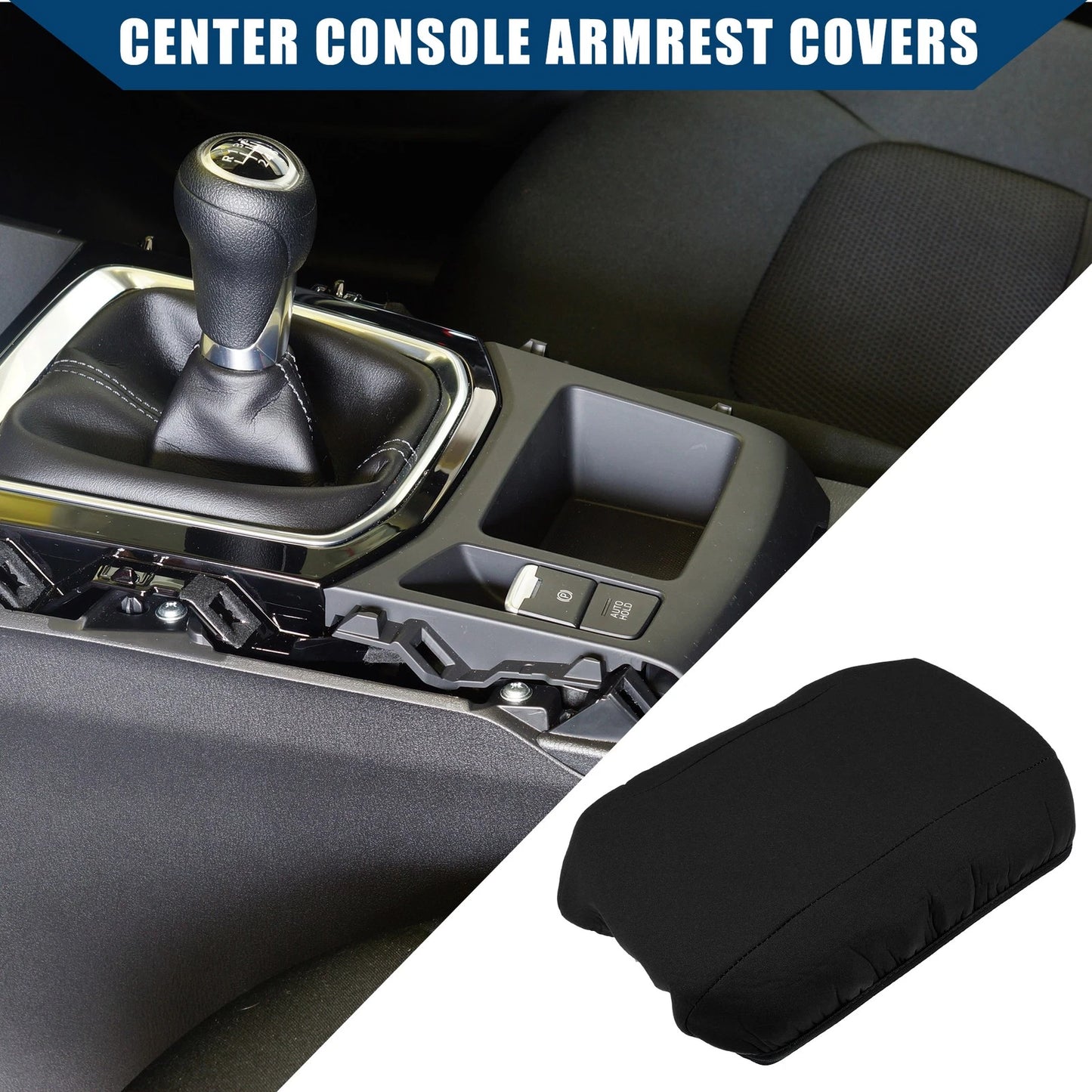 Mazda 6 Center Console Armrest Cover  Neoprene Black (2006-2015)