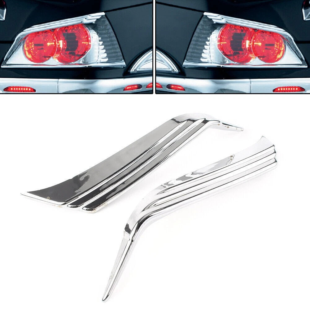 Chrome Tail Light Trim Accent for Honda Goldwing 1800 (2012-2017)