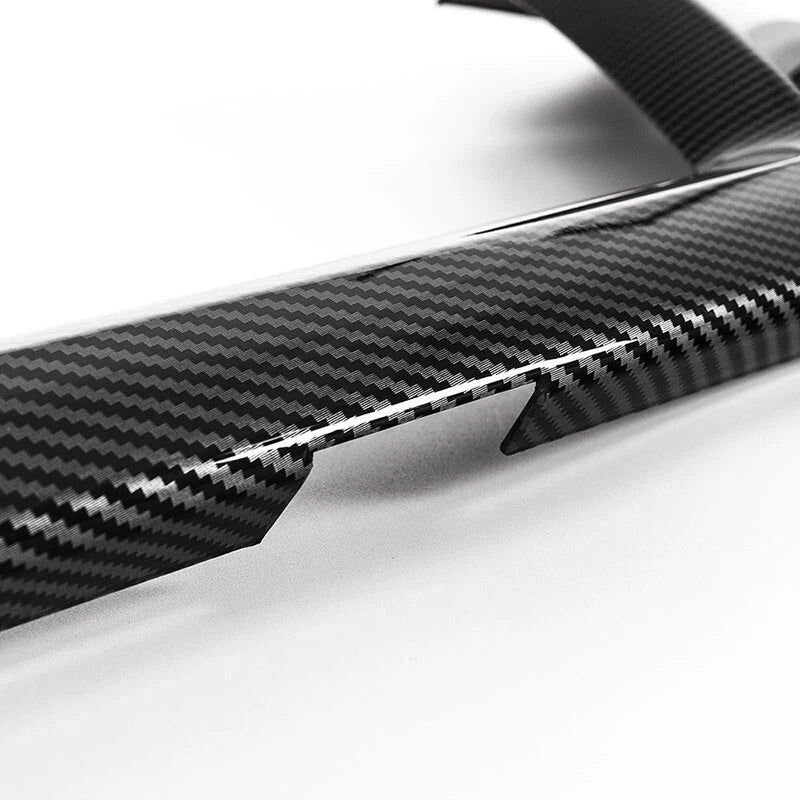 Front Grille Trim Molding for Nissan Rogue 2017-2020 Carbon Fiber Outer