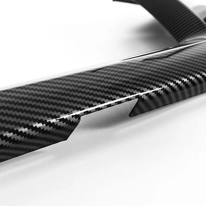 Front Grille Trim Molding for Nissan Rogue 2017-2020 Carbon Fiber Outer