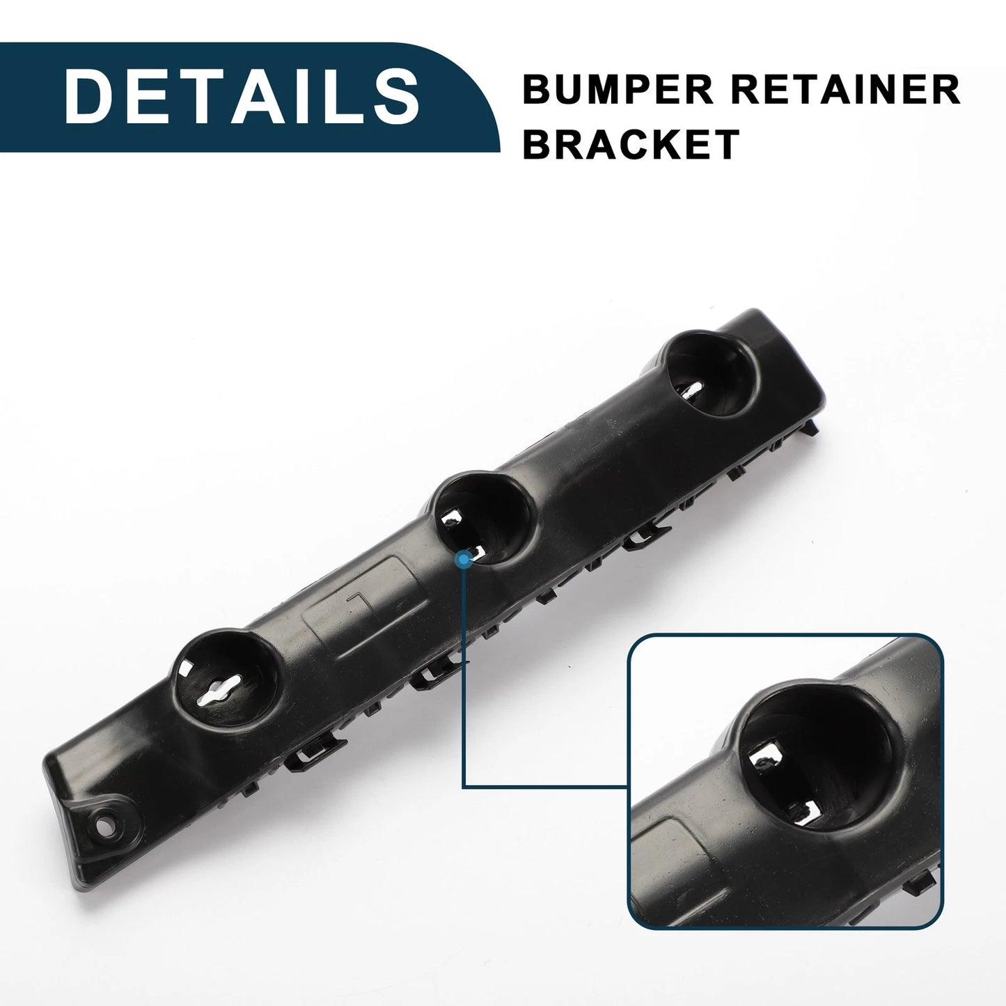 Left Front Bumper Retainer Bracket for Nissan Rogue (2014-2020)